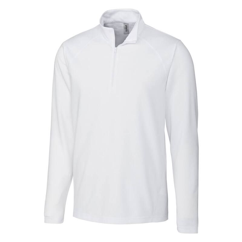 クリーク レディース アウター ジャケット・ブルゾン ハーフジップ Clique Ice Pique Mens Half Zip Tech Pullover White ホワイト