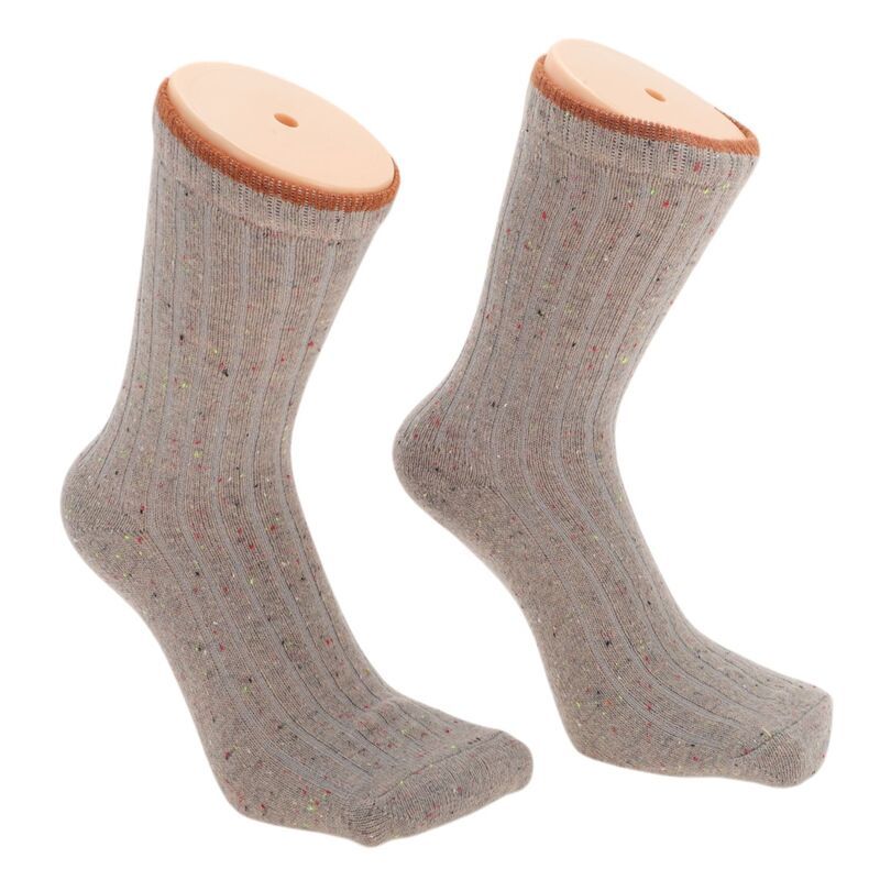 ユニークバーゲンズ レディース アンダーウェア 靴下 Unique Bargains 5 Pair Womens Retro Solid Winter Warm Socks Multicolor マル