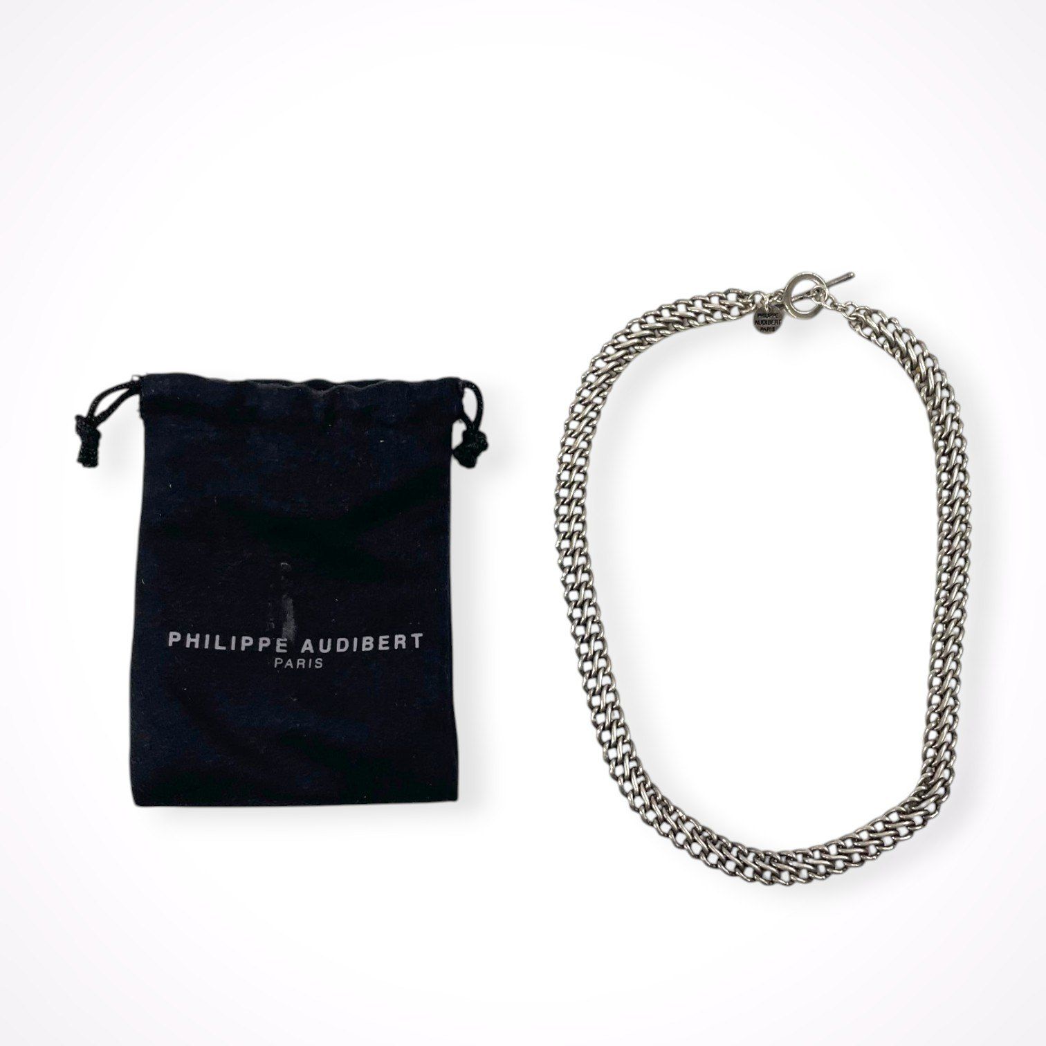 PHILIPPE AUDIBERT / ショートチェーンネックレス 参考定価：23,000 