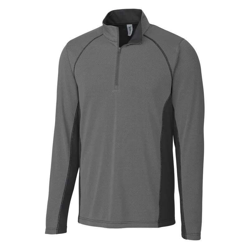 クリーク レディース アウター ジャケット・ブルゾン ハーフジップ カラーブロック Clique Ice Pique Colorblock Mens Half Zipullover Titan