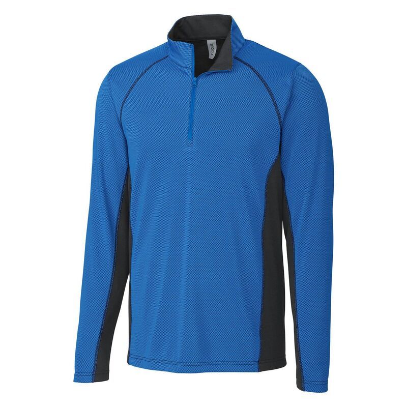 クリーク レディース アウター ジャケット・ブルゾン ハーフジップ カラーブロック Clique Ice Pique Colorblock Mens Half Zipulloveroyal Blue