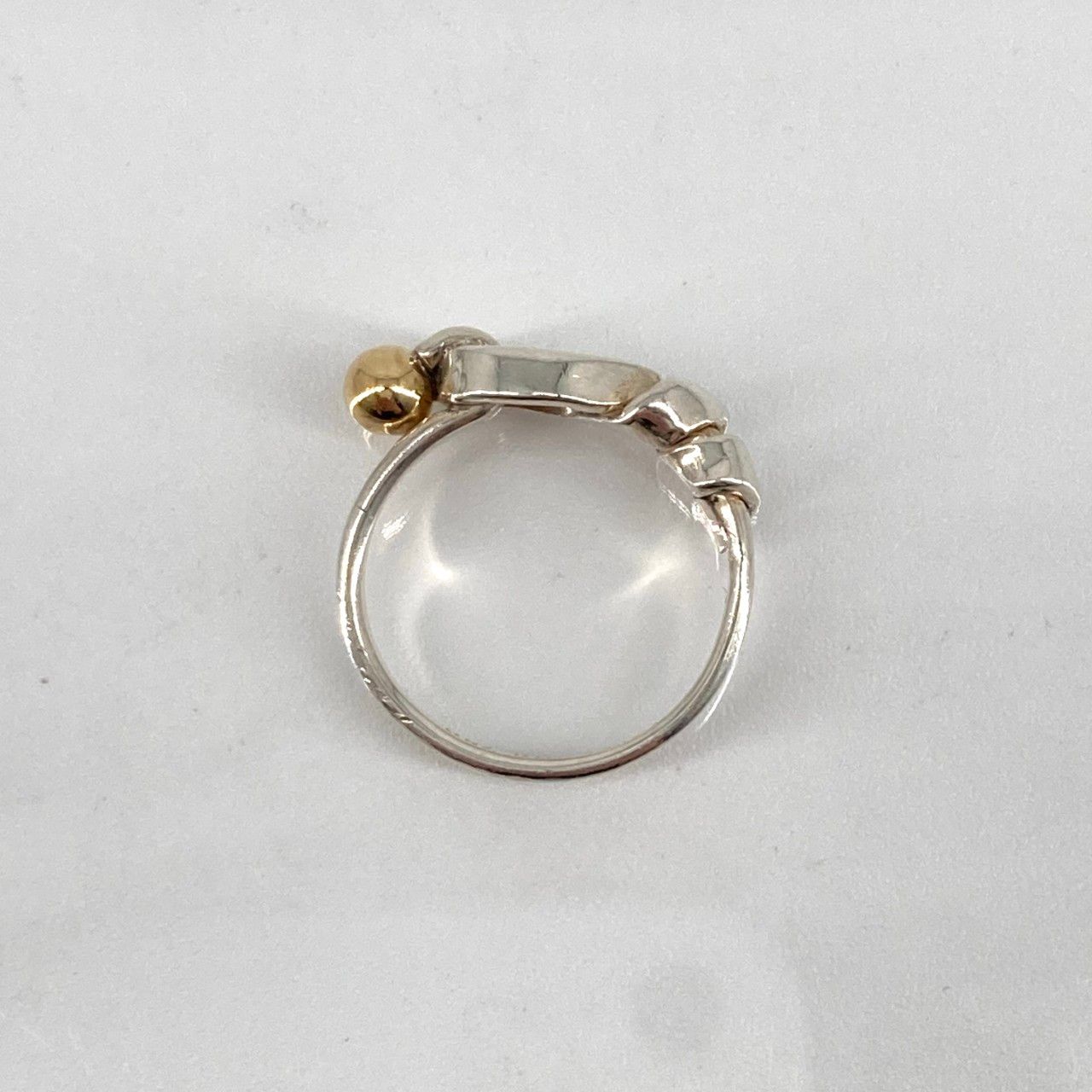 TIFFANY&Co.（ティファニー） フック＆アイ Ag925/750 ＃6号 リング 