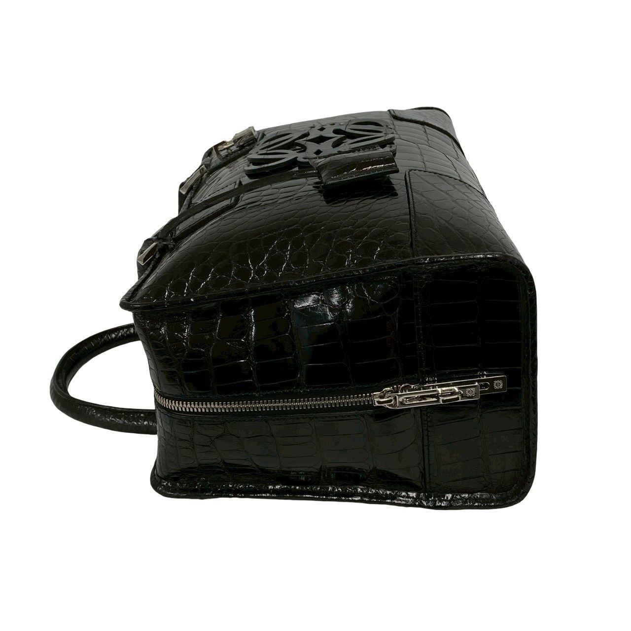 極 美品 箱 袋付き LOEWE ロエベ アマソナ 36 アナグラム ロゴ 