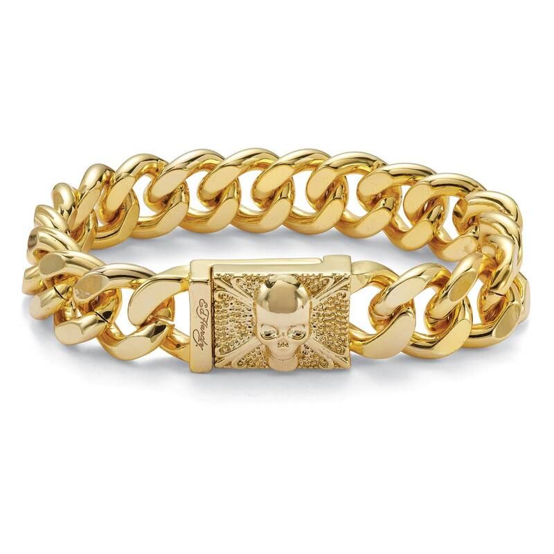 パームビーチジュエリー レディース アクセサリー ブレスレット・バングル・アンクレット Tシャツ PalmBeach Jewelry Mens Gold IonPlated Stainlessteel