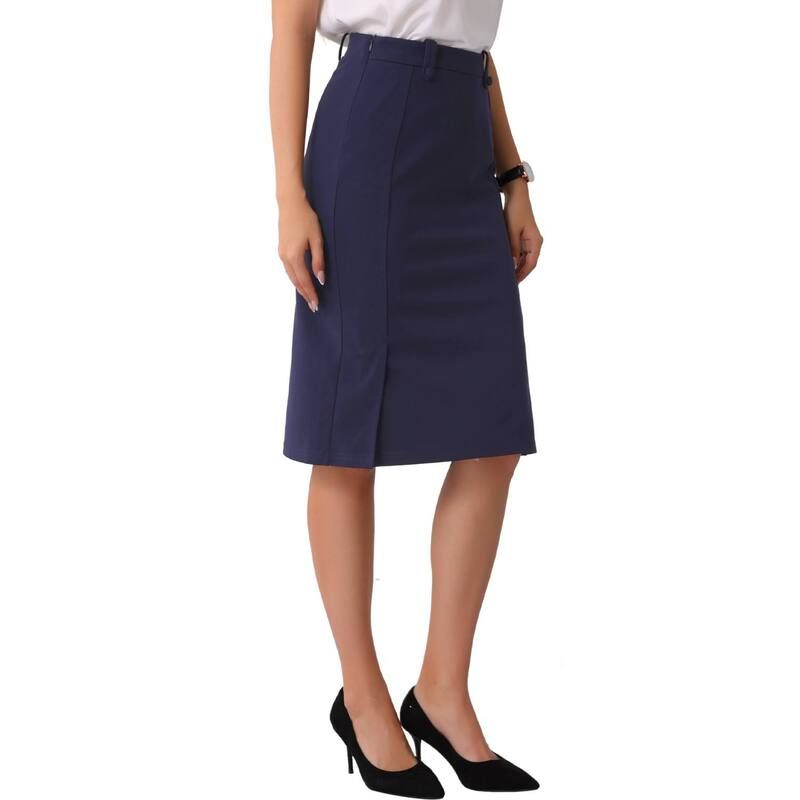 インスパイア シック レディース ボトムスカート サイドスリット ハイウエスト ミディ INSPIRE CHIC Bodycon Midi Pencil Skirt for Womens High W