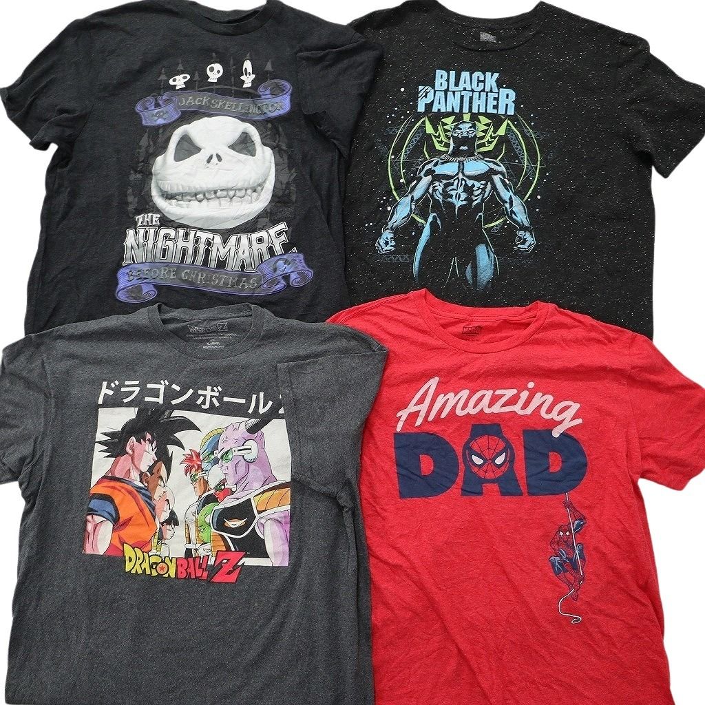 古着卸 キャラクター Tシャツ 15枚セット ( メンズ XL ) ナルト 鬼滅の刃 ドラゴンボール セサミストリート タートルズ 中古 古着 NF2467 古着卸 キャラクター Tシャツ 15枚セット ( メンズ XL ) ナルト 鬼滅の刃 ドラゴンボール セサミストリート タートルズ 中古 古着 NF2467