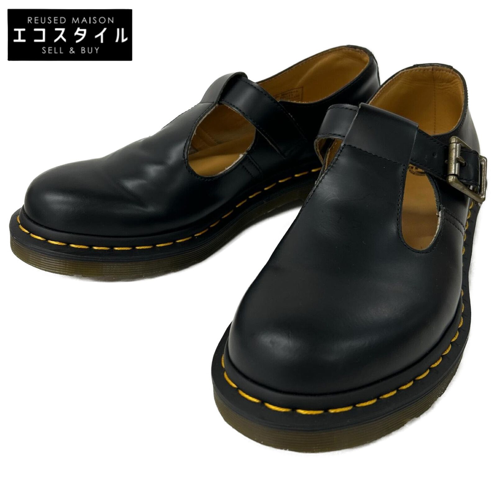 Dr.Martens　ドクターマーチン　【美品】AW006 POLLEY ポリー Tバーシューズ　UK6