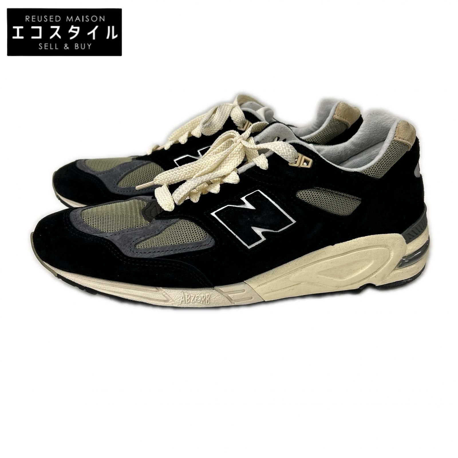 NEW BALANCE　ニューバランス　M990TE2 Made in USA スエード/メッシュ スニーカー　US11