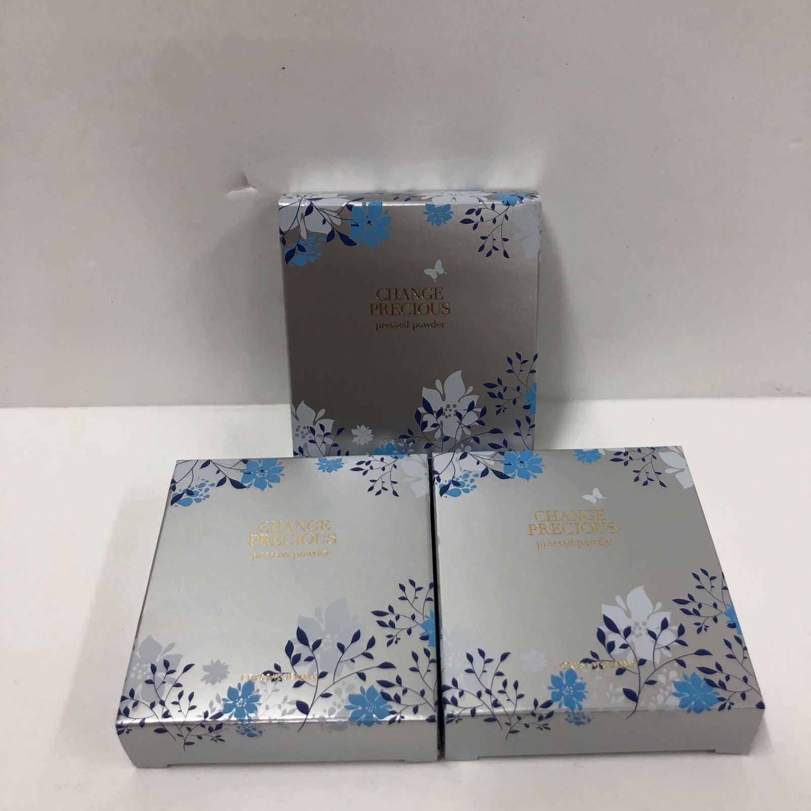 K3085 K CRYSTAL JEMMY チェンジプレシャス 薬用美白プレストパウダー 10.5g 計3点セット