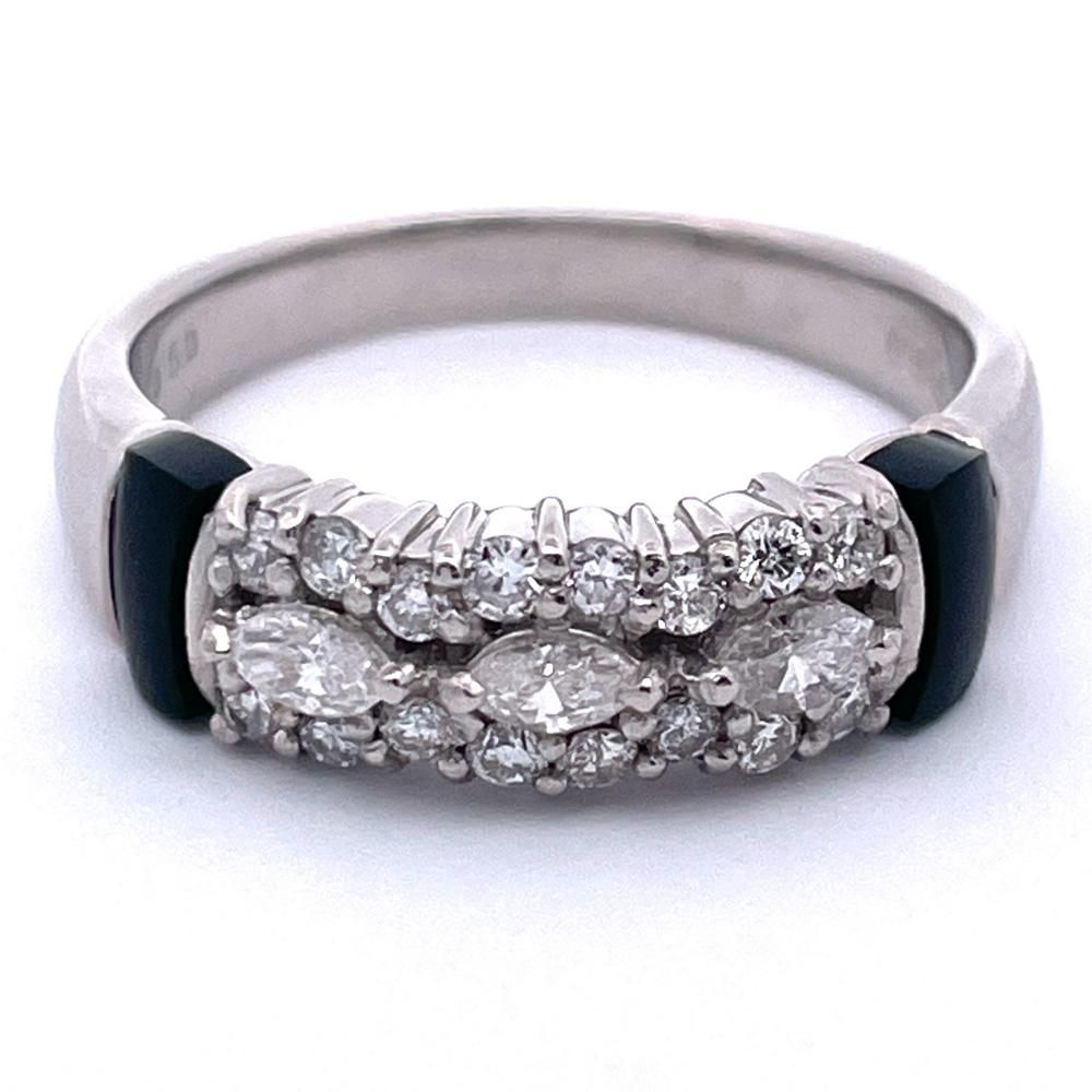 リング 指輪 ダイヤモンド 0.5ct 約10.5号 Pt900 6.8g デザイン ジュエリー【中古】