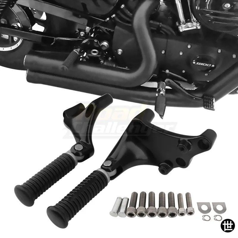 オートバイフットレストフットペグパッセンジャーペダルフットハーレーダビッドソン スポーツスター アイアン 883 1200 XL 48 72 スーパー