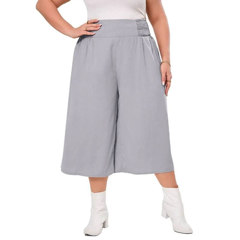 エリートスピリット レディース ボトムス カジュアルパンツ プラスサイズ EliteSpirit Womens Casual Plusize Pants High Waisted Lounge Pan