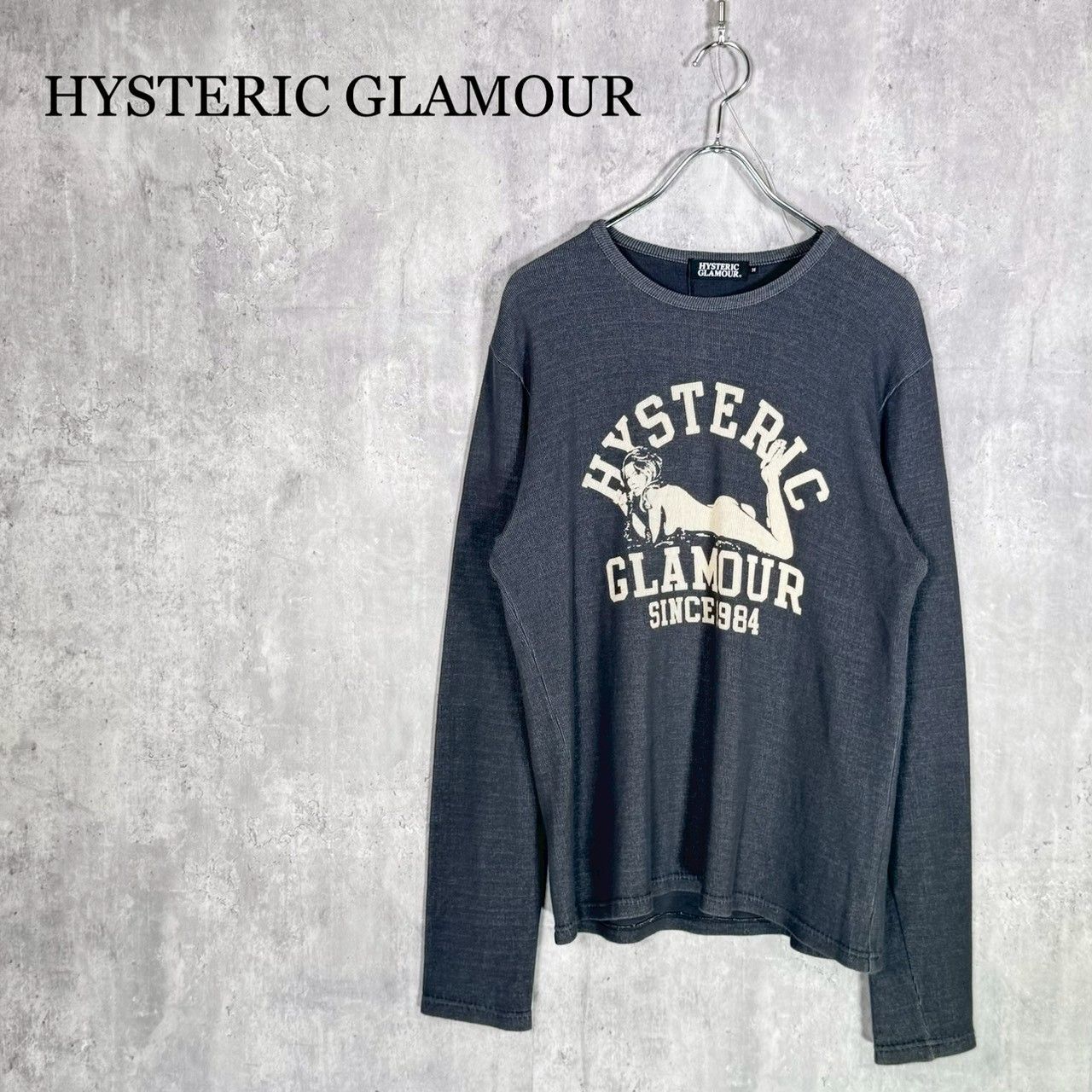 HYSTERIC GLAMOUR』ヒステリックグラマー(M)ヒスガール カレッジロゴ 