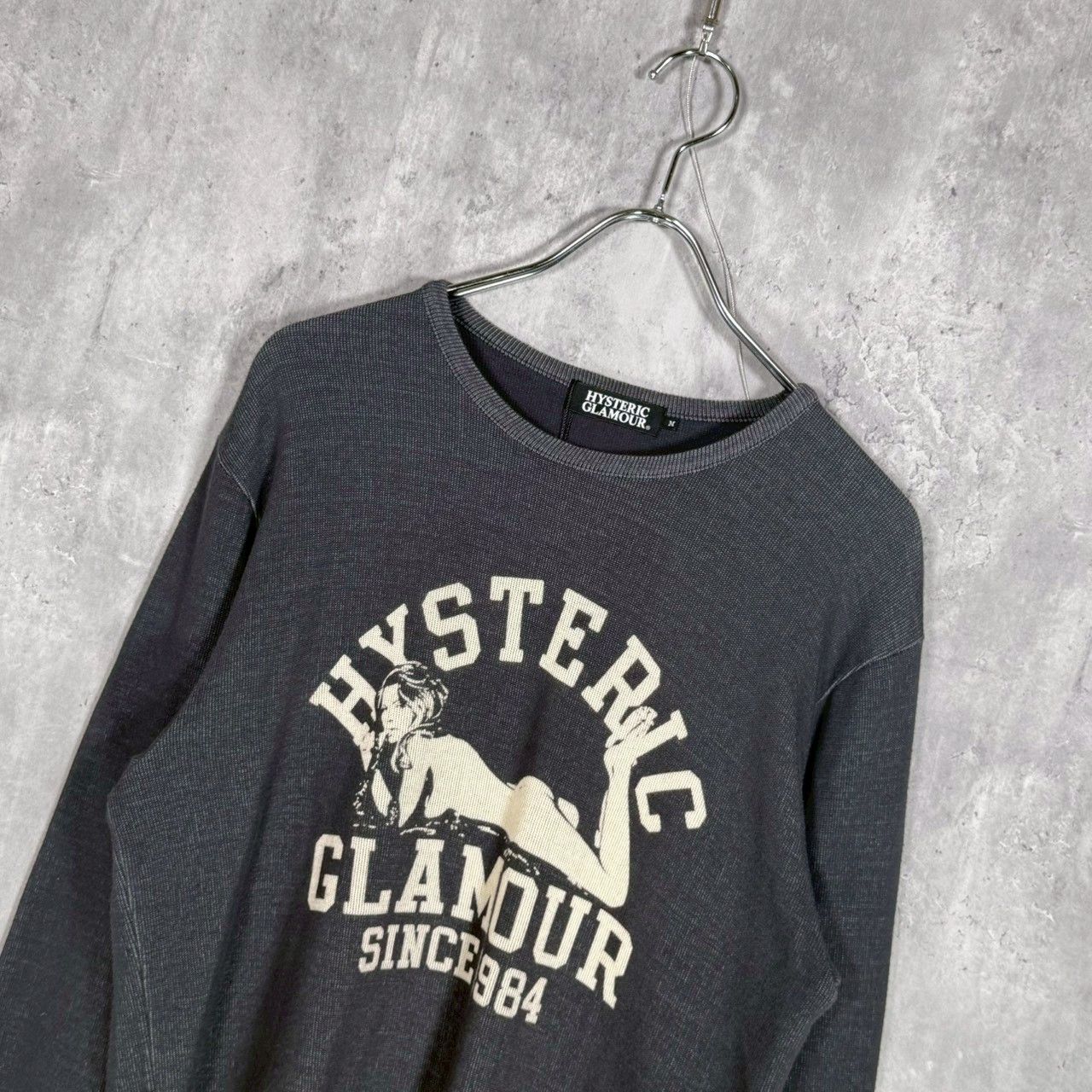 HYSTERIC GLAMOUR』ヒステリックグラマー(M)ヒスガール カレッジロゴ 