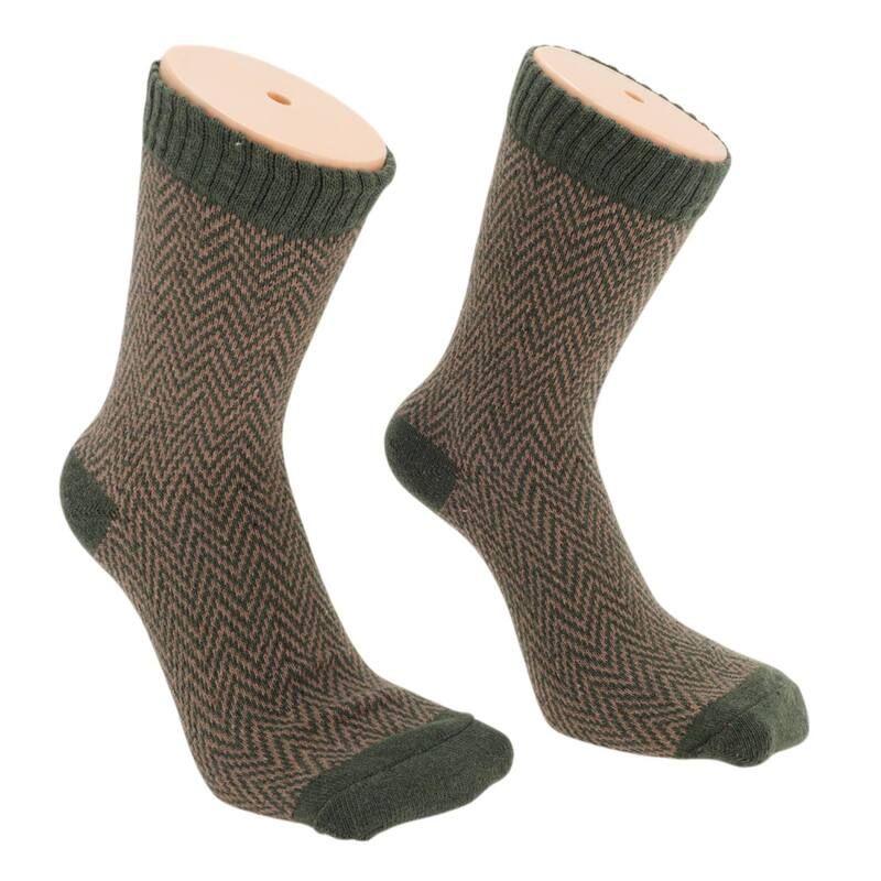 ユニークバーゲンズ レディース アンダーウェア 靴下 Unique Bargains Mens Retro Wave Pattern Winter Warm Socks Multicolor 5 Pa