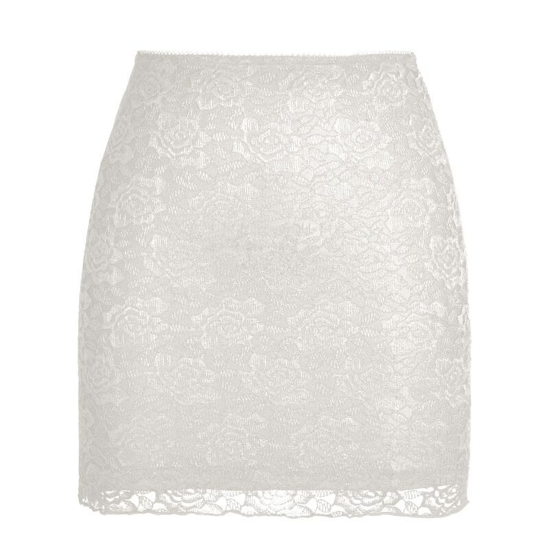クリアラブ レディース ボトムスカート レース Clearlove Womens Lace Half Slip Underskirt Short AntiSlip Static Resistant S