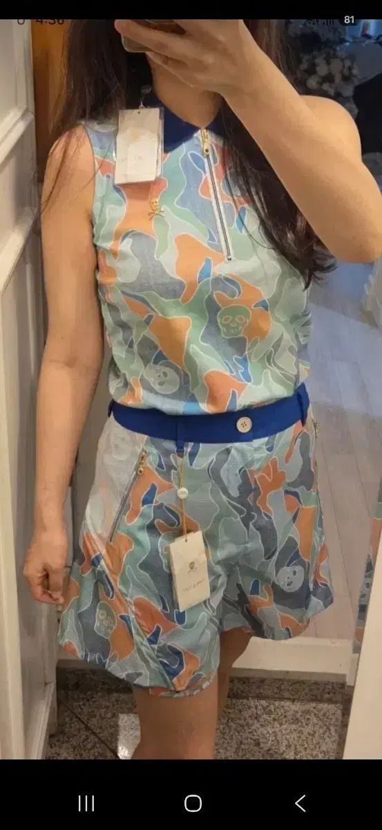 MARK & LONA マークアンドロナ スカル カモフラージュ セット 38サイズ