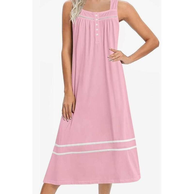 エコアー レディース アンダーウェア ナイトウェア ノースリーブ マキシ Ekouaer Womensleeveless Long Nightgown Soft Maxi Sleep Dress Lo