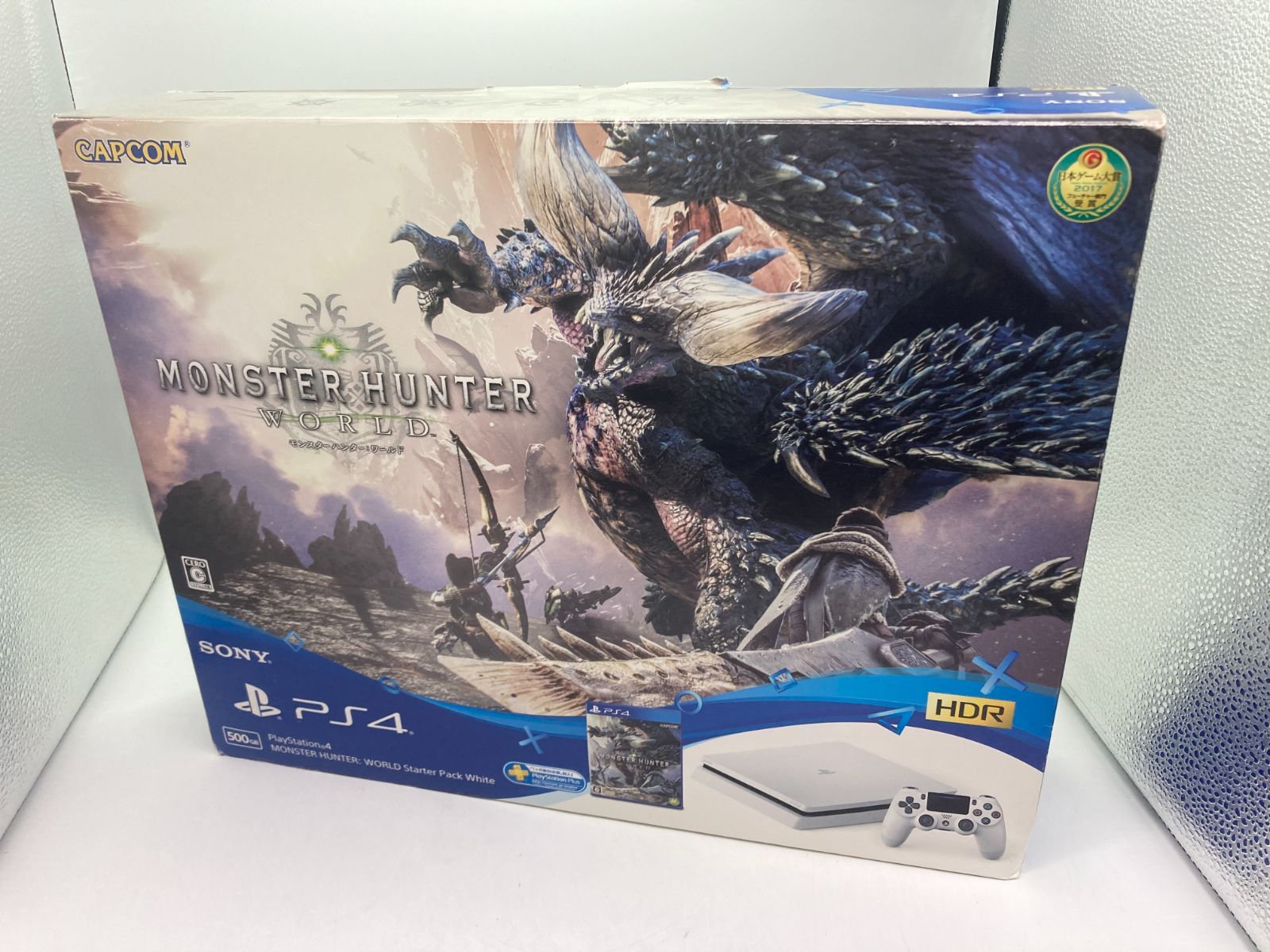 【動作確認済】PlayStation 4 MONSTER HUNTER: WORLD Starter Pack White (CUHJ-10023)