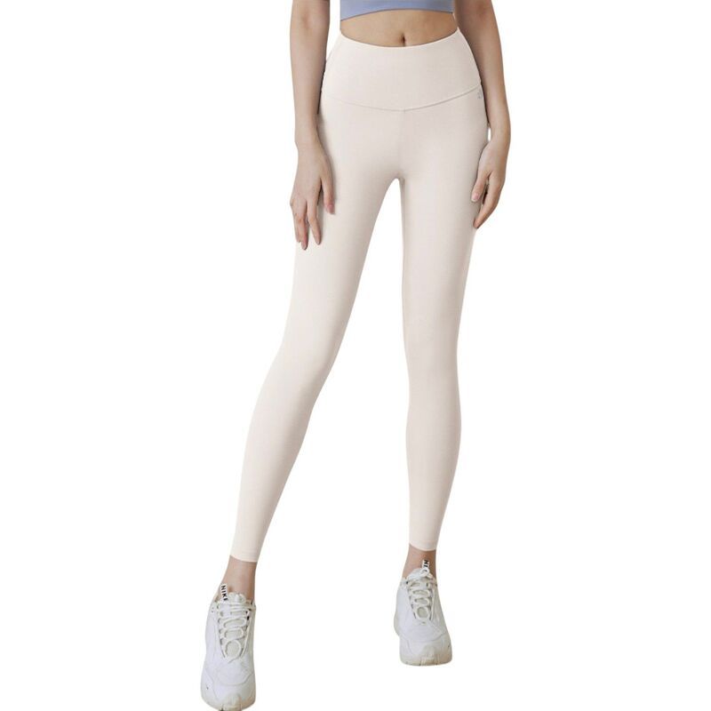 アンナカシ レディース ボトムス カジュアルパンツ ハイウエスト レギンス AnnaKaci Womens High Waist FullLength Workout Leggings Ivory ア