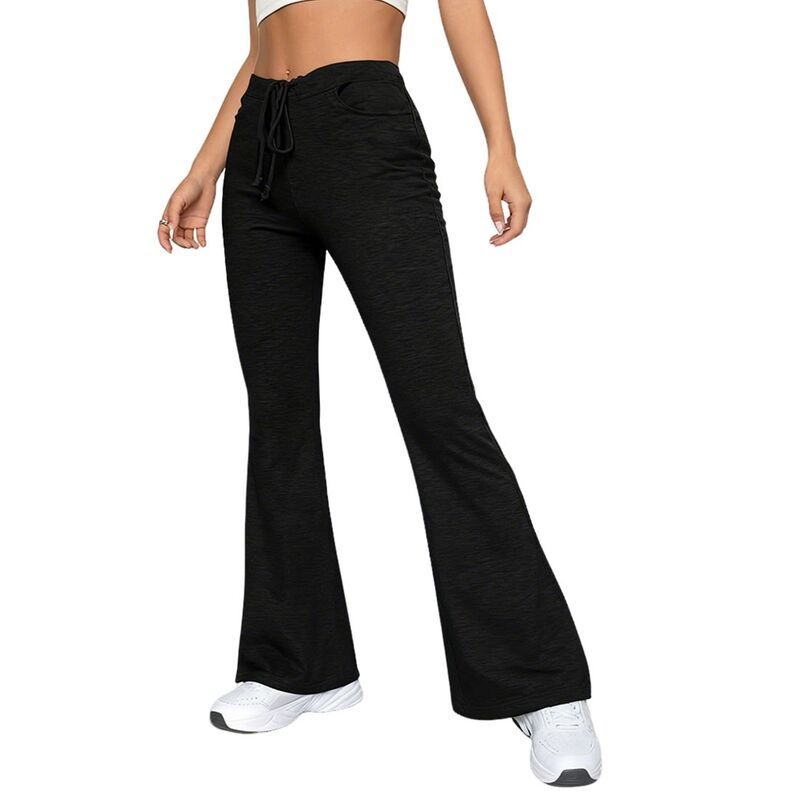 エリートスピリット レディース ボトムス カジュアルパンツ ドローコードウエスト EliteSpirit Womens Drawstring Waist Relaxed Casual Pants wi
