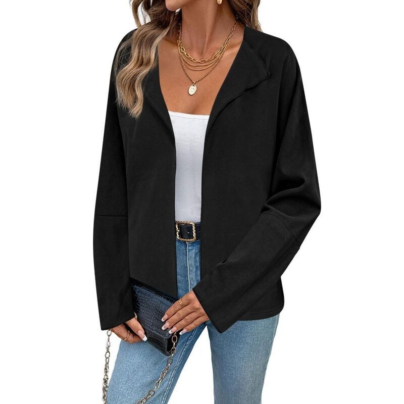 イエスファッション レディース アウター ジャケット・ブルゾン カーディガン コート Yesfashion Womens Casual Suit Cardigan Long Sleeve Solid