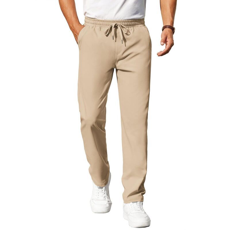 クーファンディ レディース ボトムス カジュアルパンツ COOFANDY Mens Casual Pants Elastic Waist Chino Pants Lightweight Drawstr