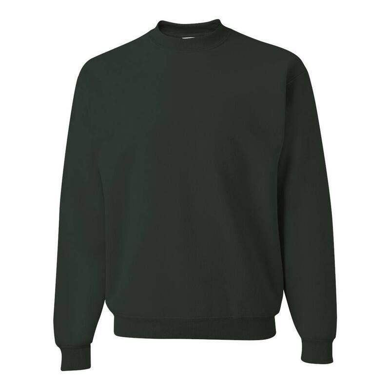 ジャージーズ レディース アウター ニット・セーター クルーネック スウェット シャツ JERZEESuper Sweats NuBlend Crewneck Sweatshirt Forest Gr