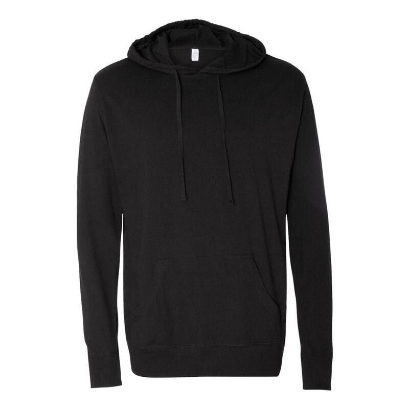 インディペンデントトレーディング レディース アウター ニット・セーター Tシャツ Independentrading Co Lightweight Hooded Pullover TShirt Bl