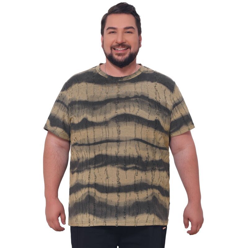インスパイア シック レディース トップス Tシャツ クルーネック トール INSPIRE CHIC Mens Big Tall TieDye Striped TShirt Crew Neck Sho