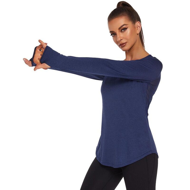 ピンスパーク レディース トップス Tシャツ クルーネック PINSPARK Womens Long Sleeve Crewneck Workoutops Lightweight Athletic Y