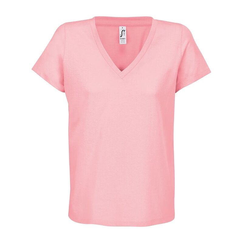 ソルズ レディース トップス Tシャツ Vネック SOLS WomensLadies Regent V Neck TShirt Candy Pink ピンク