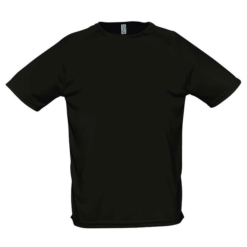ソルズ レディース トップス Tシャツ SOLS Mensporty Short Sleeve Performance TShirt Black ブラック