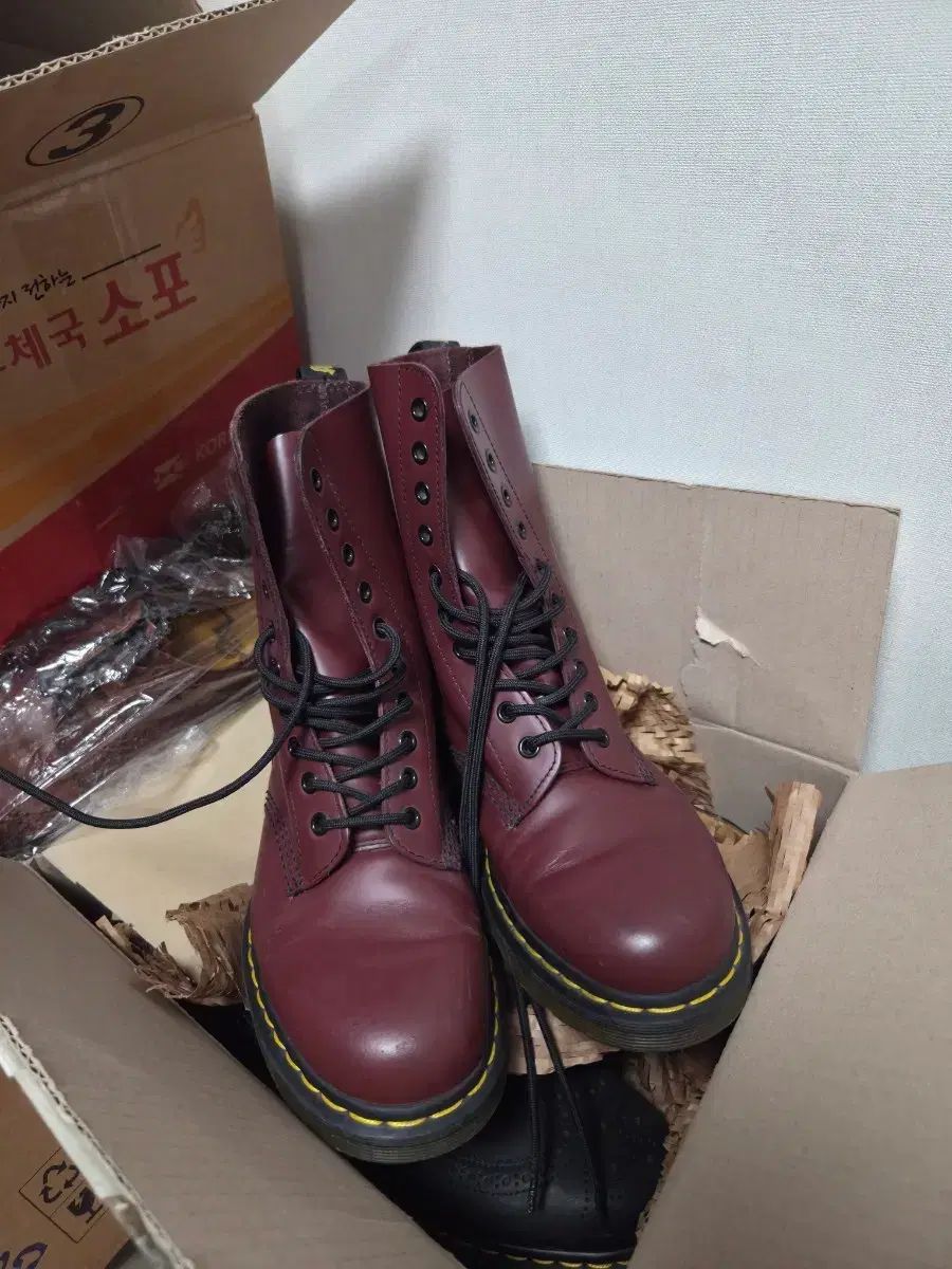 DR. MARTENS ドクターマーチン さくらんぼレッド ウォーカーブーツ uk7 (260)