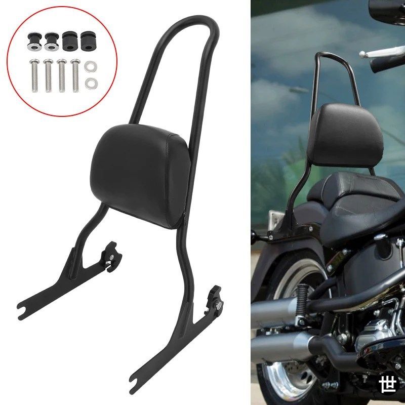 ハーレーダビッドソン ソフテイル カスタム スプリンガー FXST FXSTC FXSTB ファットボーイ FLSTF 06年以降モデル用 ブラック リア シーシ