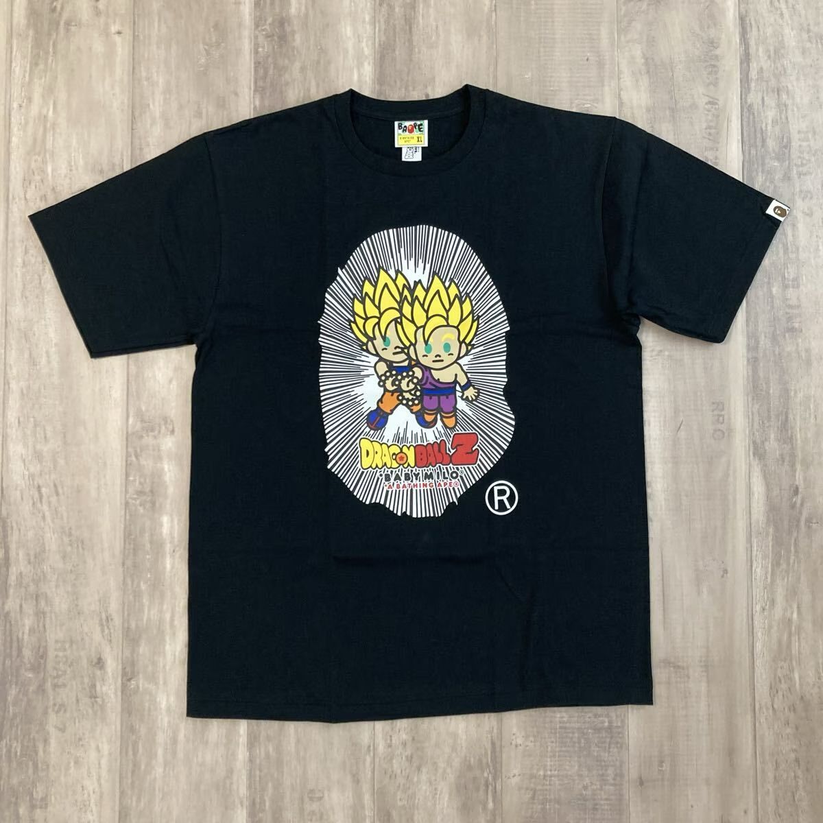 ★新品★ XL BAPE × ドラゴンボール Z 悟空 Tシャツ Dragonball MILO a bathing ape マイロ エイプ ベイプ アベイシングエイプ kyi06