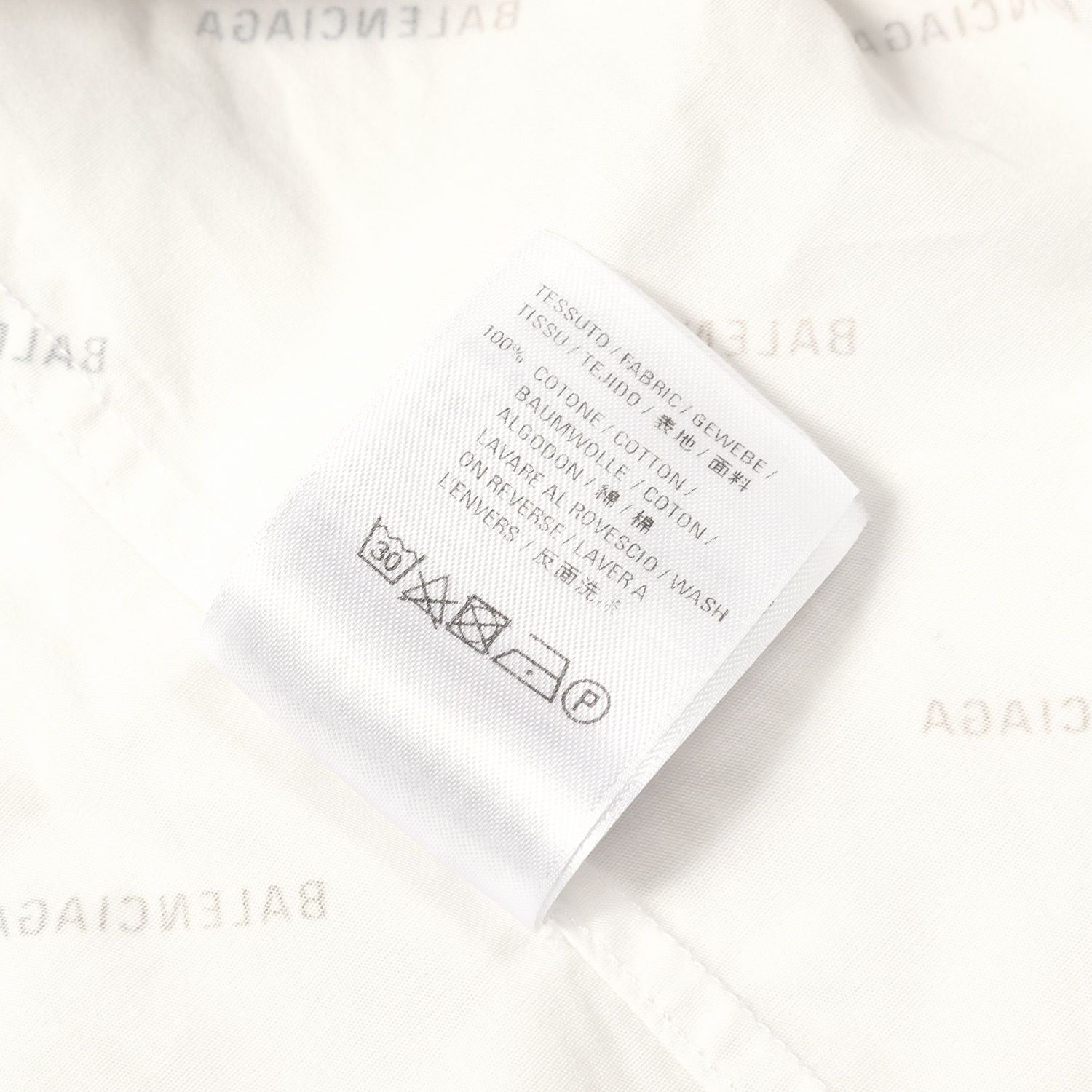 BALENCIAGA バレンシアガ シャツ ホワイト 白 サイズ:37 | オール 