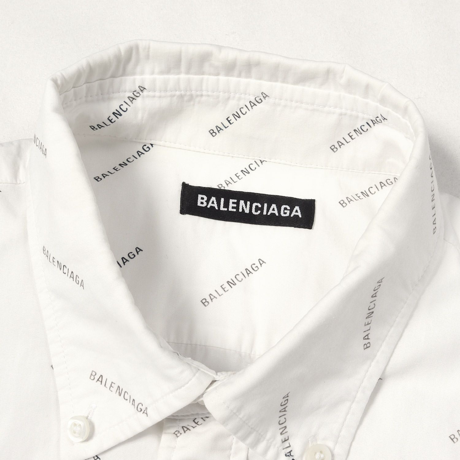 BALENCIAGA バレンシアガ シャツ ホワイト 白 サイズ:37 | オール