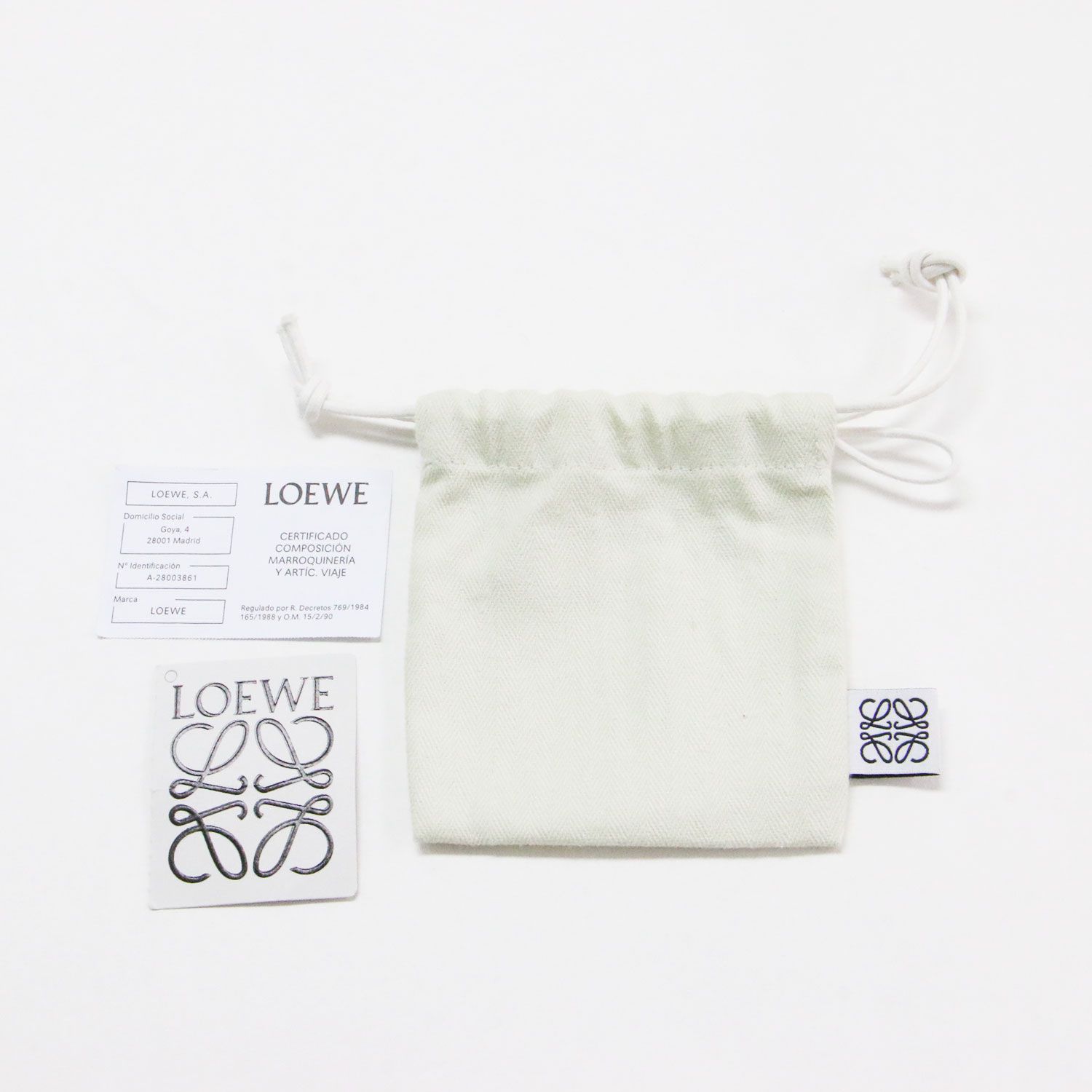 LOEWE ロエベ | アナグラム ブローチ | ブランドロゴ メタル 真鍮