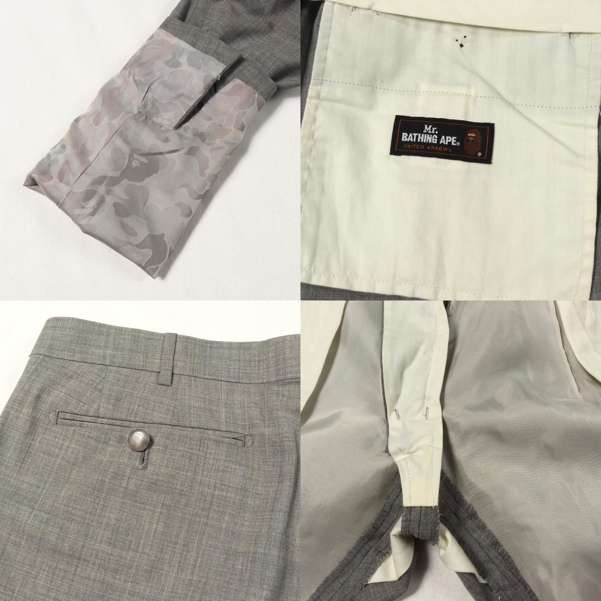 A BATHING APE ア ベイシング エイプ グレー サイズ:各48 | Mr 