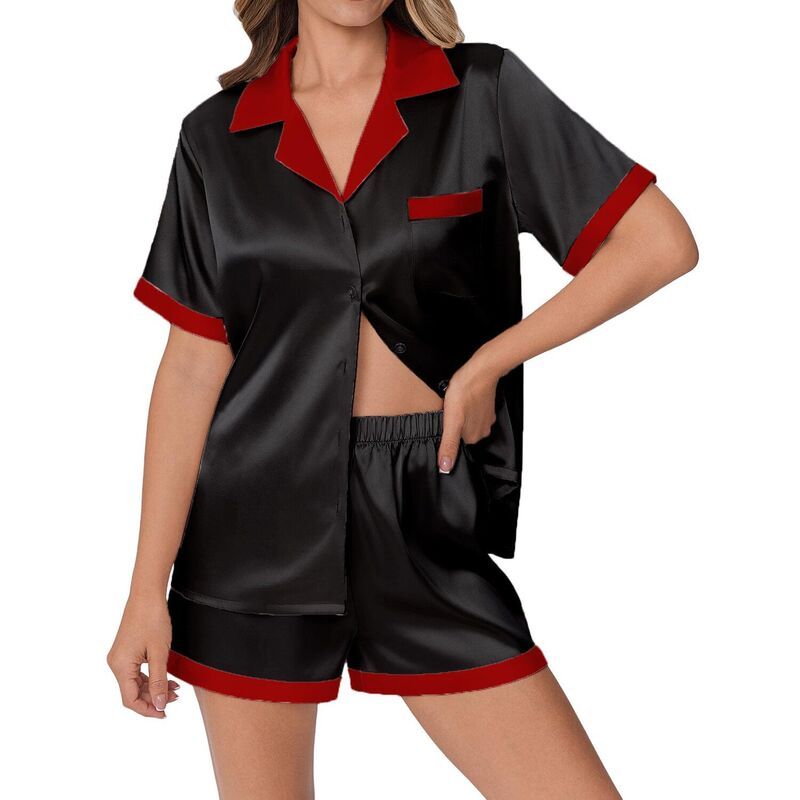 エコアー レディース アンダーウェア ナイトウェア ボタンダウン Ekouaer Womens Pajamaset Button Down Short Sleeve Lounge Set 2 Piec