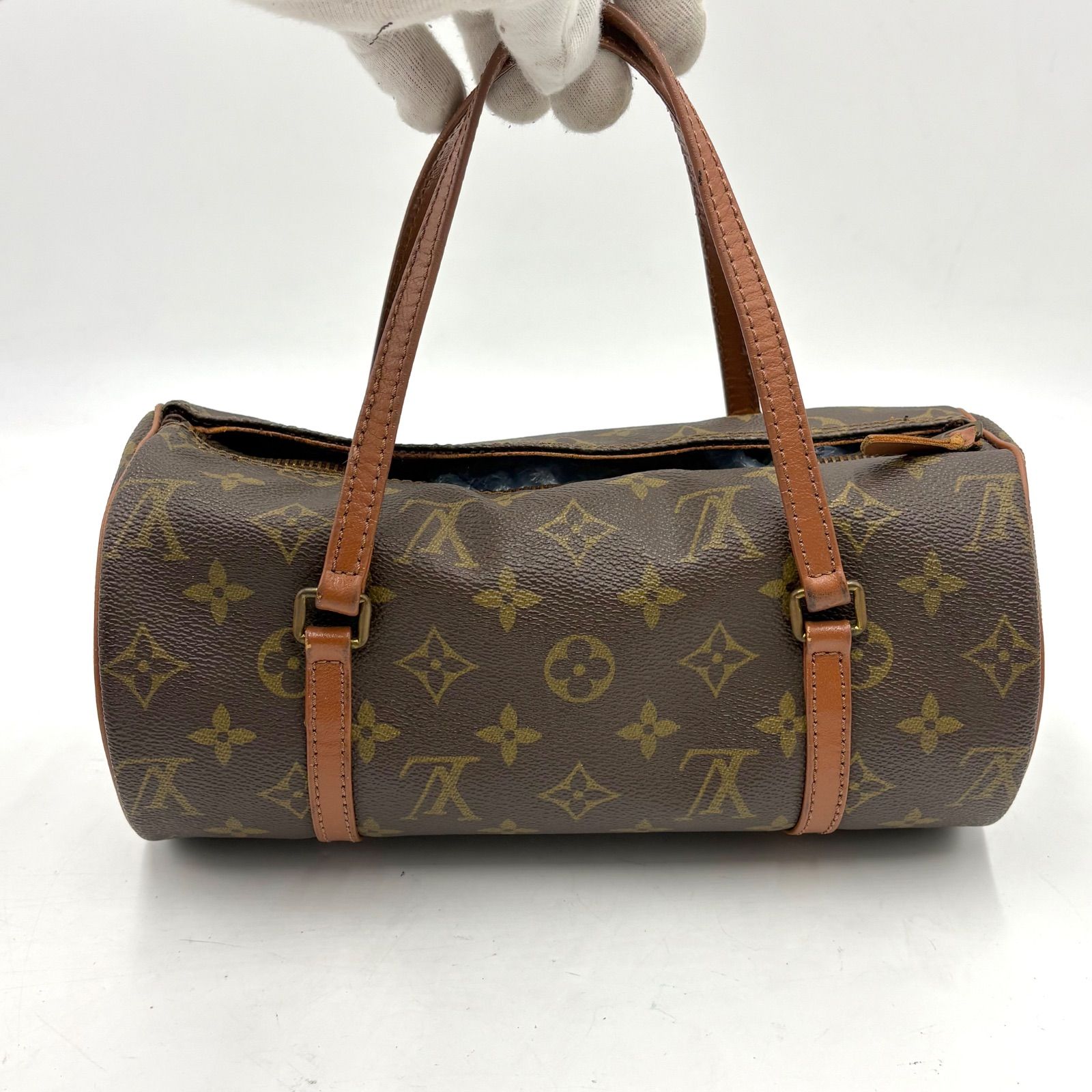 LOUIS VUITTON ルイヴィトン パピヨン26 モノグラム ハンドバッグ 筒型 
