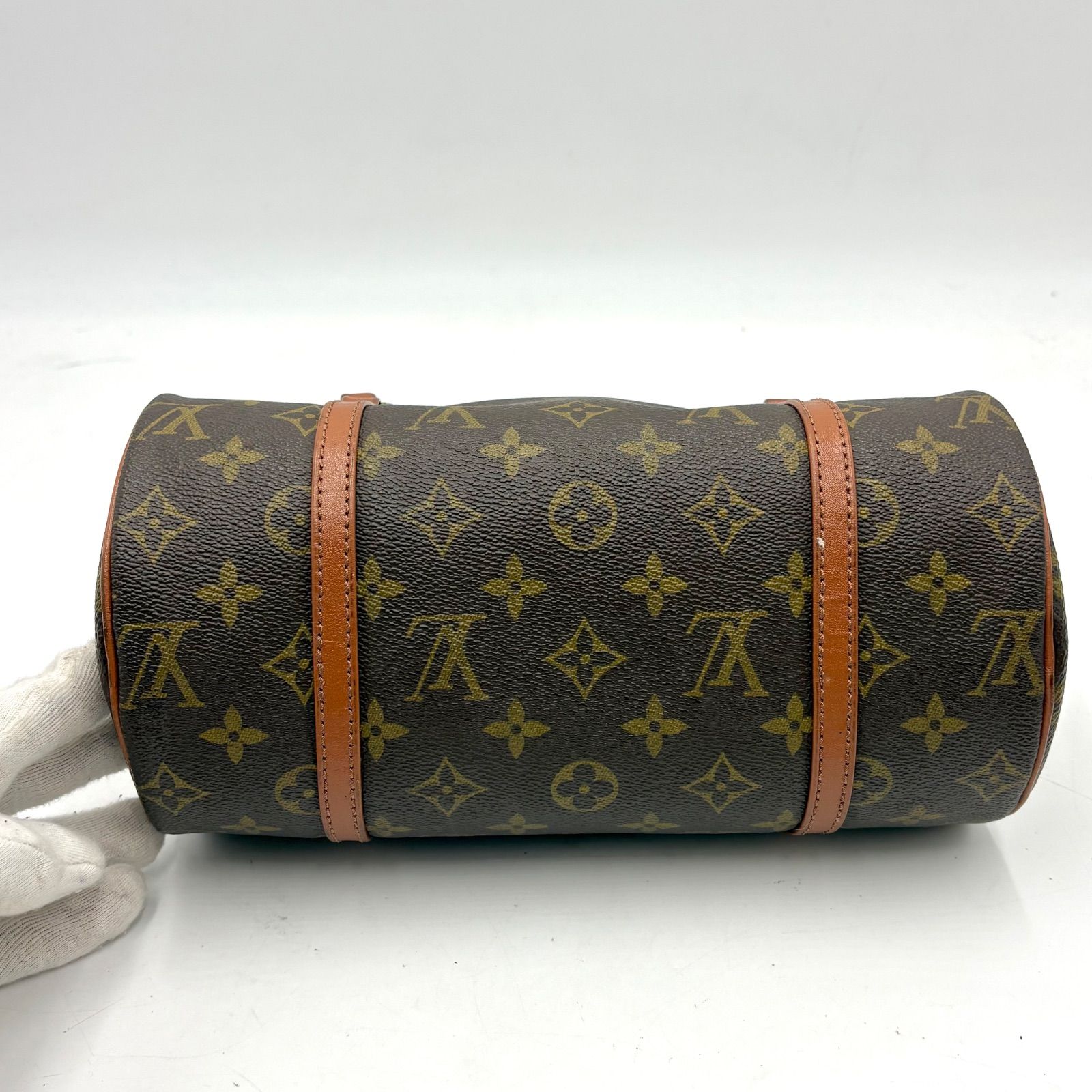 LOUIS VUITTON ルイヴィトン パピヨン26 モノグラム ハンドバッグ 筒型