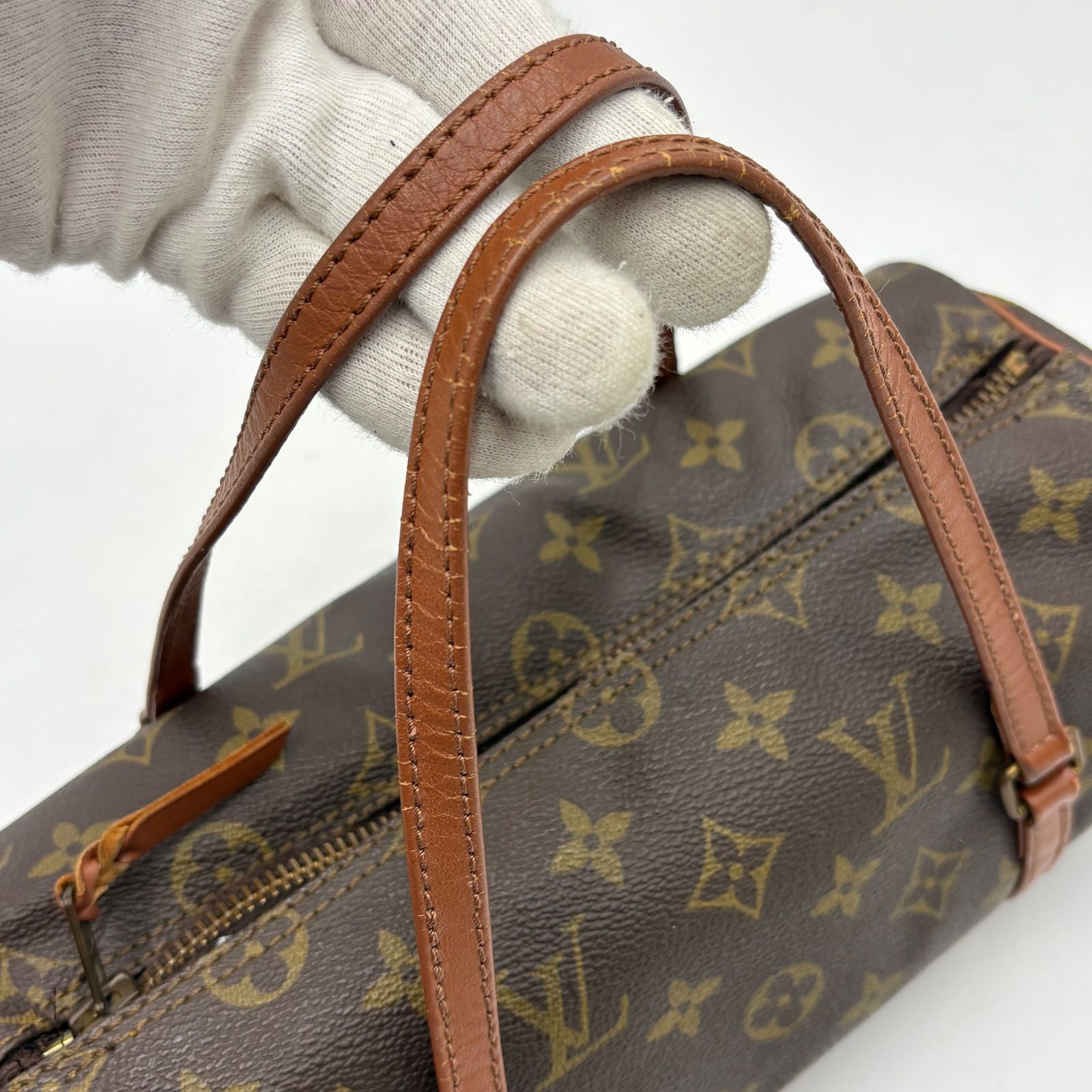 LOUIS VUITTON ルイヴィトン パピヨン26 モノグラム ハンドバッグ 筒型