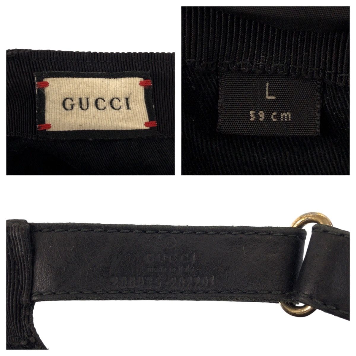 GUCCIグッチ シェリーラインGGナイロン GUCCI グッチ シェリーライン GGパターン ブラック グリーン レッド