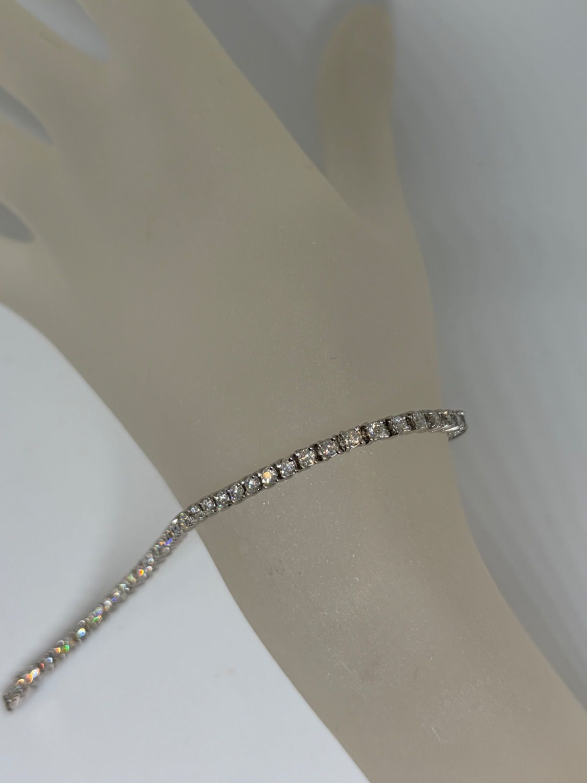 【人気商品入荷】Pt850 ダイヤモンド テニスブレスレット