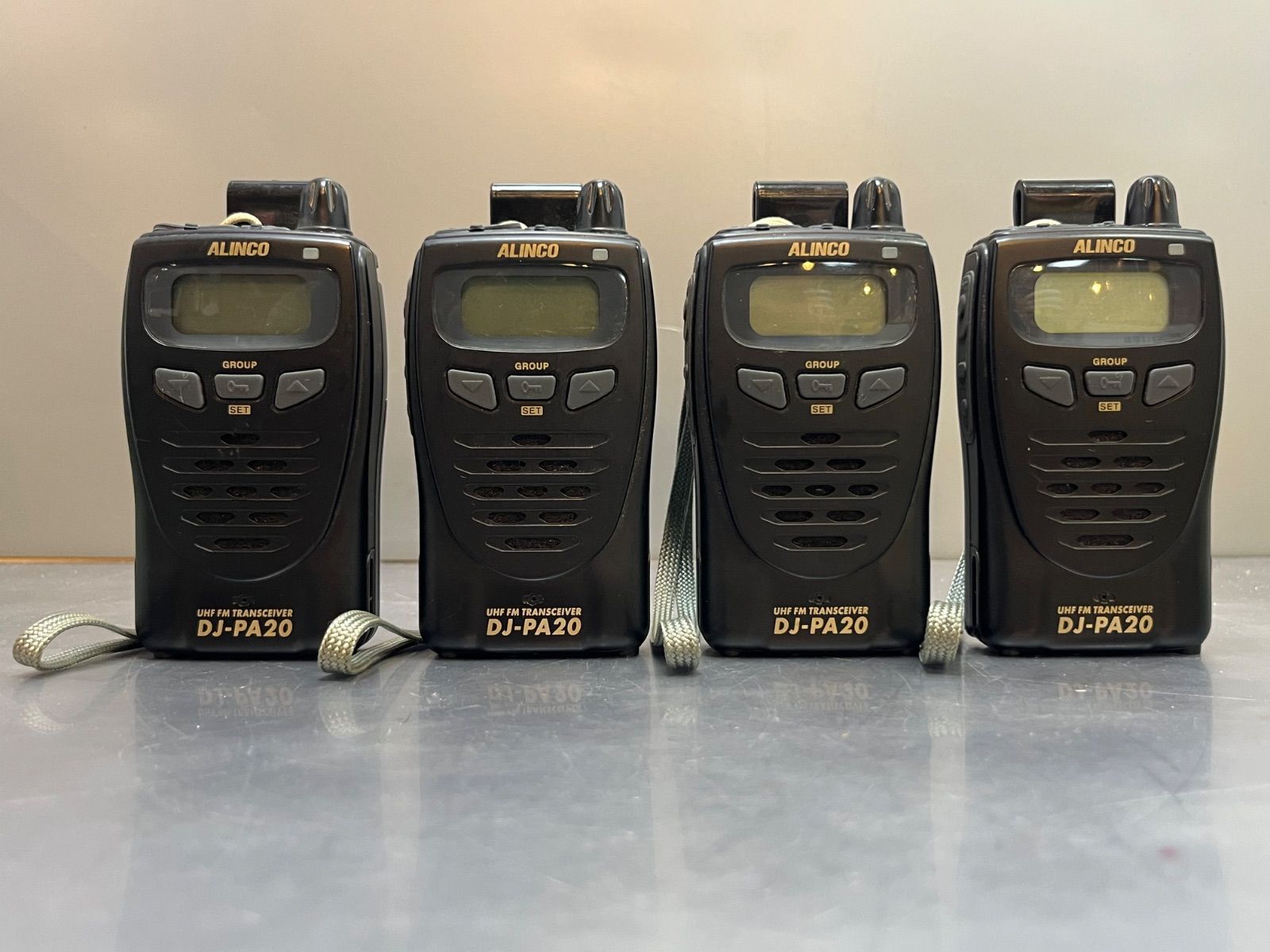 アルインコ ALINCO 特定小電力トランシーバー DJ-PA20 4台セット