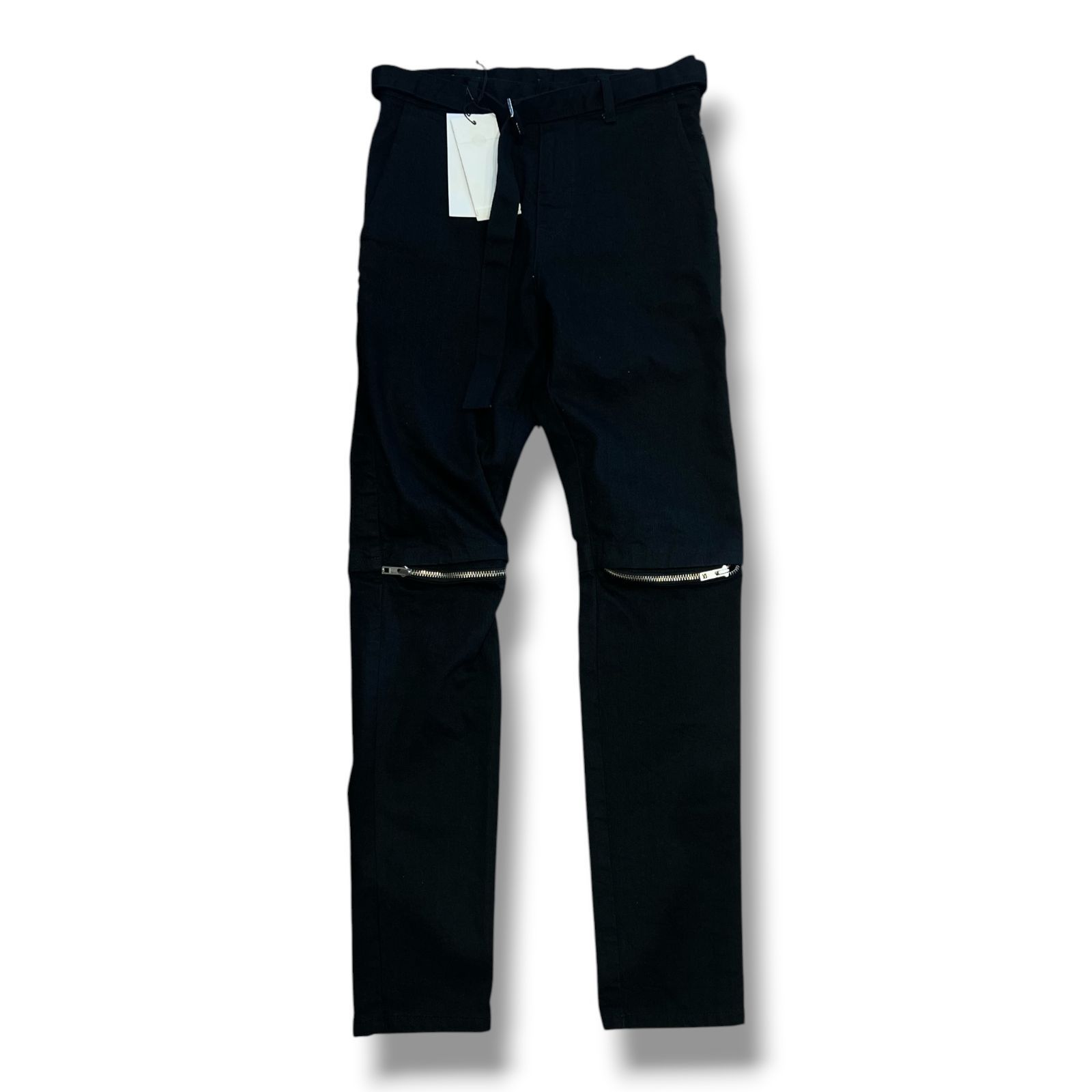 sacai KNEE ZIP DENIM PANTS ニージップデニムパンツ ジーンズ スキニー サカイ 22-02834M ブラック 0 2108A1
