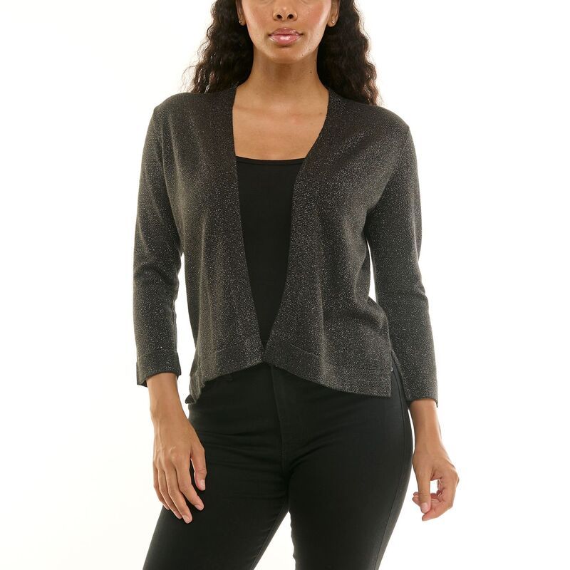 ニナレオナルド レディース アウター ジャケット・ブルゾン Womens Nina Leonard Lurex Bolero Black Multi ブラック