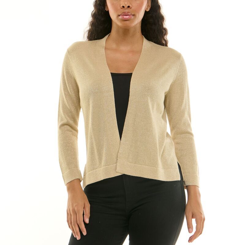 ニナレオナルド レディース アウター ジャケット・ブルゾン Womens Nina Leonard Lurex Bolero Gold Multi ゴールド